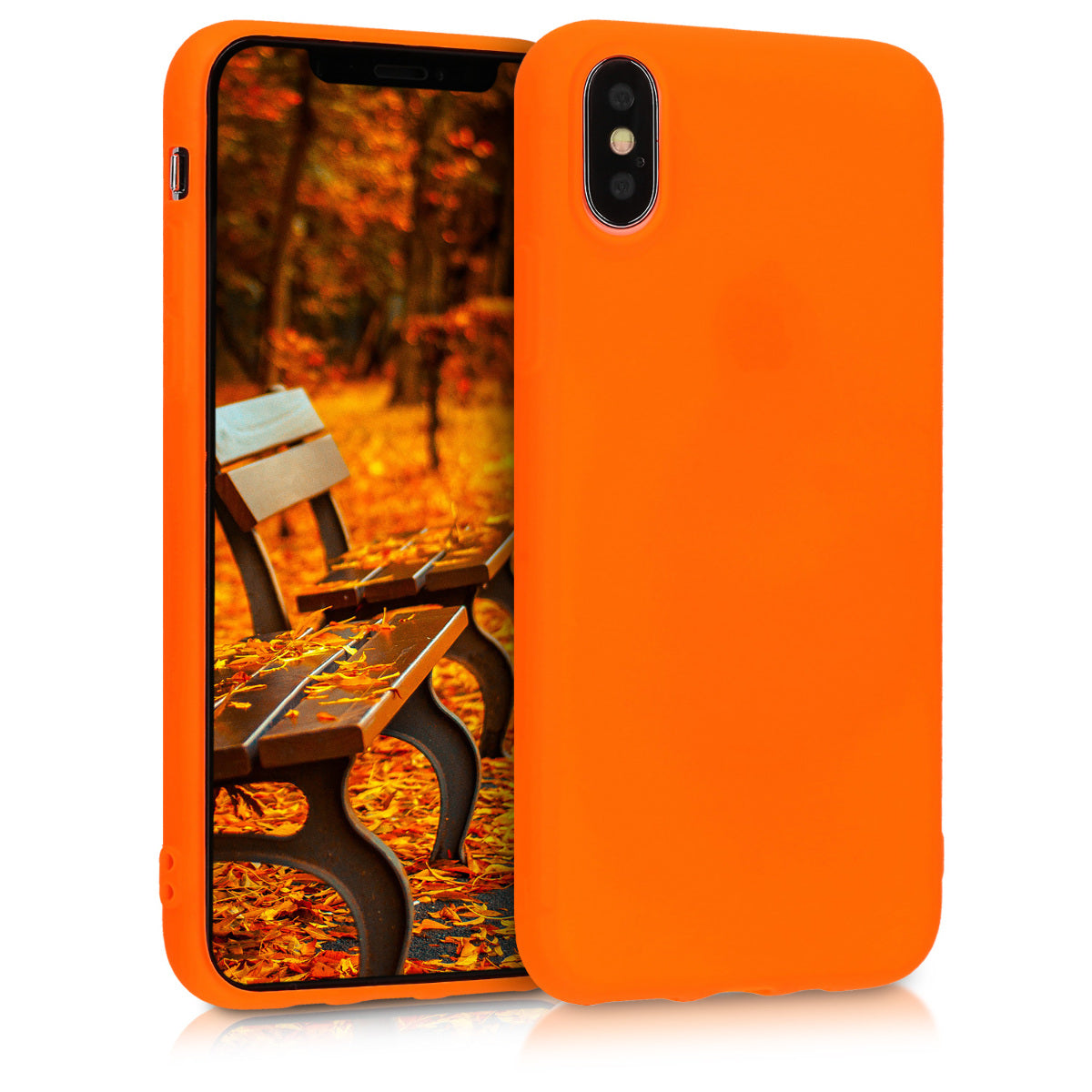 kwmobile Handyhülle für Apple iPhone XS Hülle - Kabelloses Laden - Schutzhülle Cover