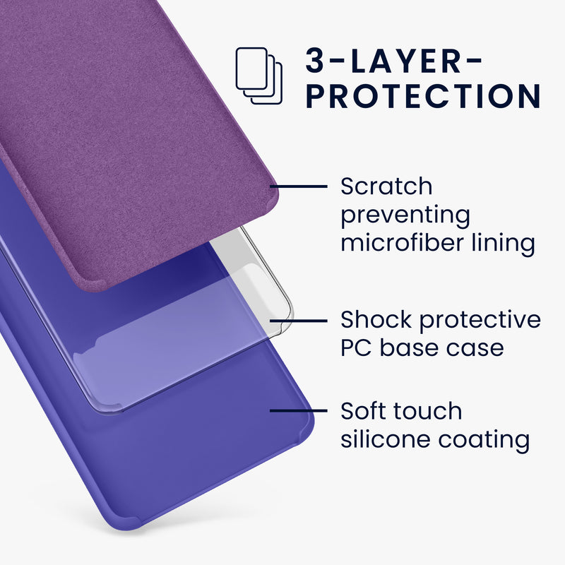 kwmobile Handyhülle für Huawei Mate 20 Lite Hülle - Case Silikon - Kabelloses Laden - Schutzhülle Cover