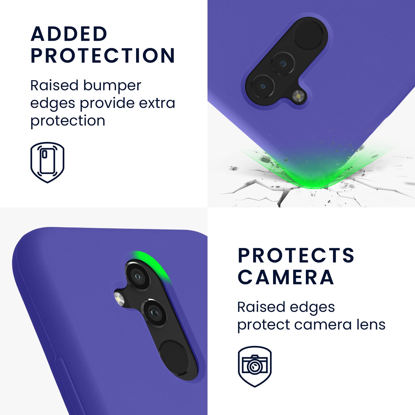 kwmobile Handyhülle für Huawei Mate 20 Lite Hülle - Case Silikon - Kabelloses Laden - Schutzhülle Cover