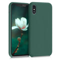 kwmobile Handyhülle für Apple iPhone XS Hülle - Case Silikon - Kabelloses Laden - Schutzhülle Cover