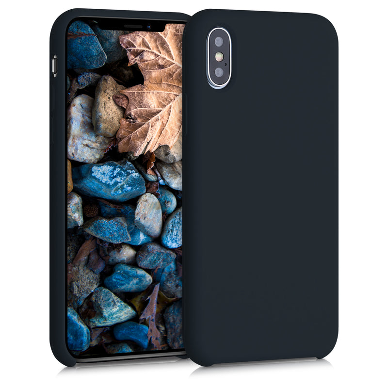 kwmobile Handyhülle für Apple iPhone XS Hülle - Case Silikon - Kabelloses Laden - Schutzhülle Cover