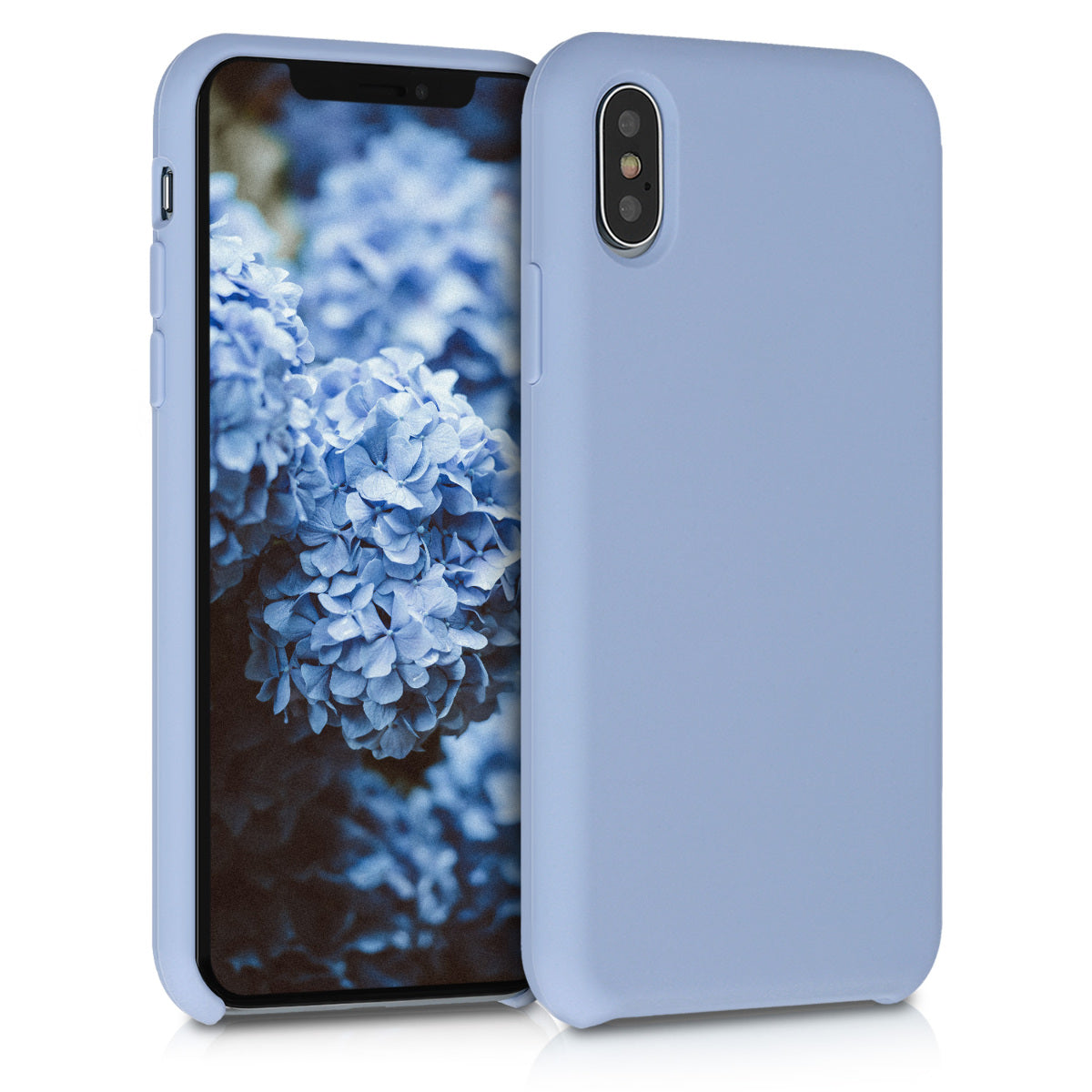 kwmobile Handyhülle für Apple iPhone XS Hülle - Case Silikon - Kabelloses Laden - Schutzhülle Cover