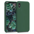 kwmobile Handyhülle für Apple iPhone XS Hülle - Case Silikon - Kabelloses Laden - Schutzhülle Cover