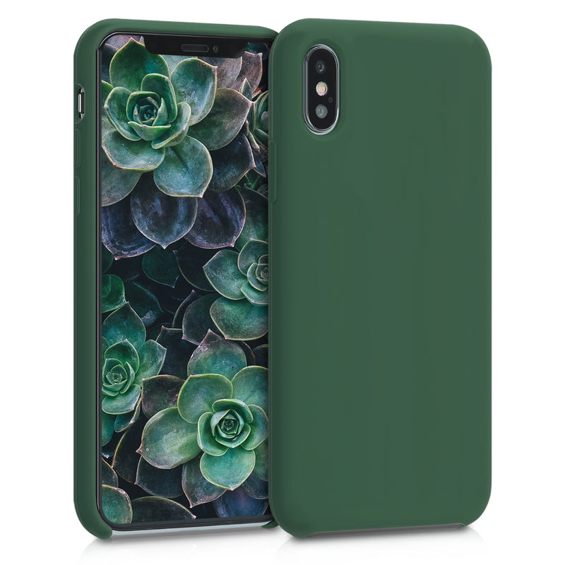 kwmobile Handyhülle für Apple iPhone XS Hülle - Case Silikon - Kabelloses Laden - Schutzhülle Cover