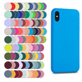 kwmobile Handyhülle für Apple iPhone XS Hülle - Case Silikon - Kabelloses Laden - Schutzhülle Cover