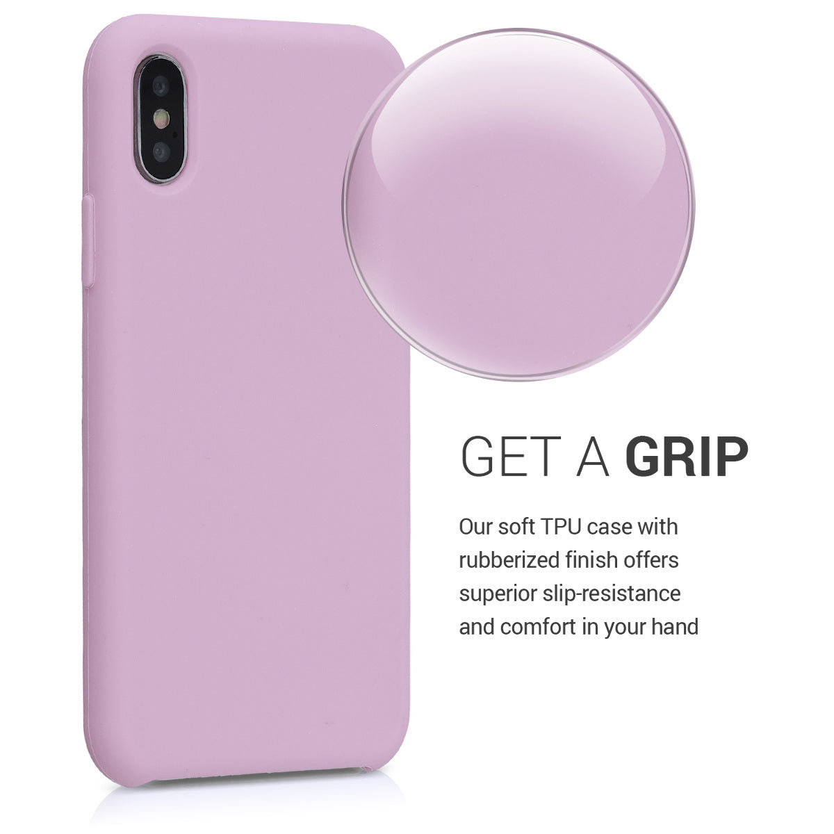kwmobile Handyhülle für Apple iPhone XS Hülle - Case Silikon - Kabelloses Laden - Schutzhülle Cover
