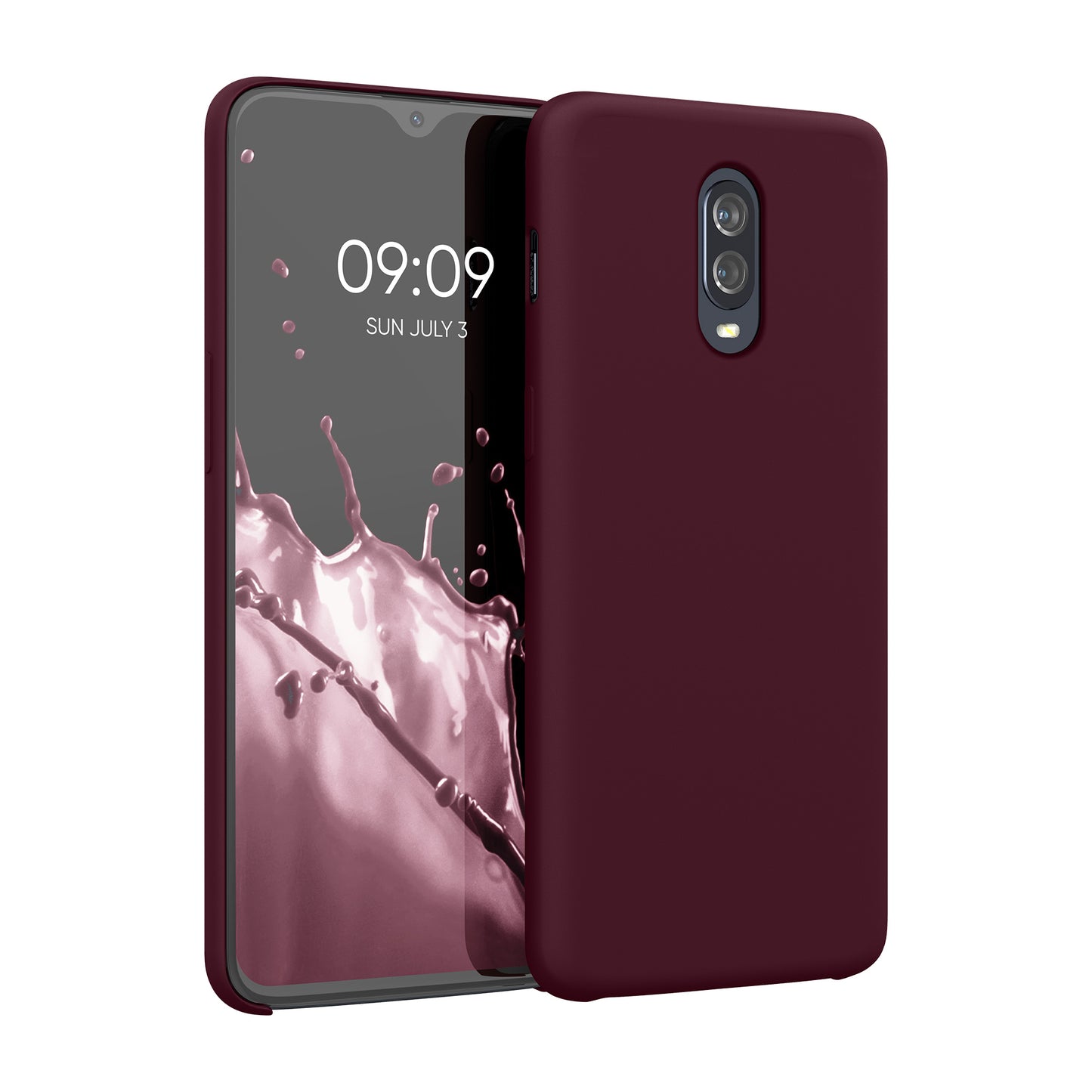 kwmobile Handyhülle für OnePlus 6T Hülle - Case Silikon - Kabelloses Laden - Schutzhülle Cover