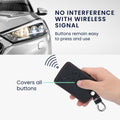 kwmobile Autoschlüssel Hülle kompatibel mit Renault 4-Tasten Autoschlüssel Karte (nur Keyless Go) Kunstleder Schutzhülle Schlüsselhülle Don't touch my Key