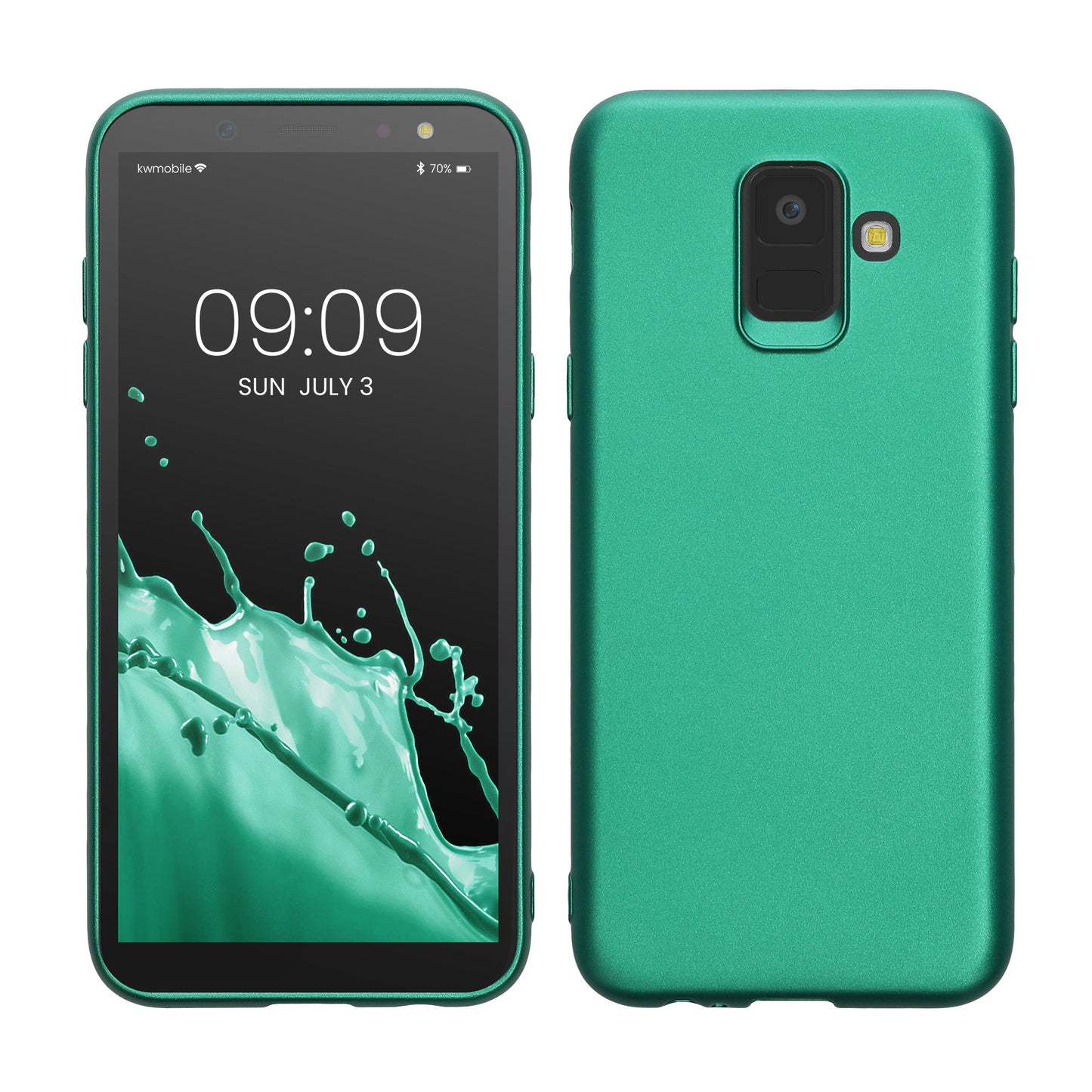 kwmobile Handyhülle für Samsung Galaxy A6 (2018) Hülle - Silikon Case - Schutzhülle Cover