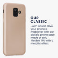 kwmobile Handyhülle für Samsung Galaxy A6 (2018) Hülle - Silikon Case - Schutzhülle Cover