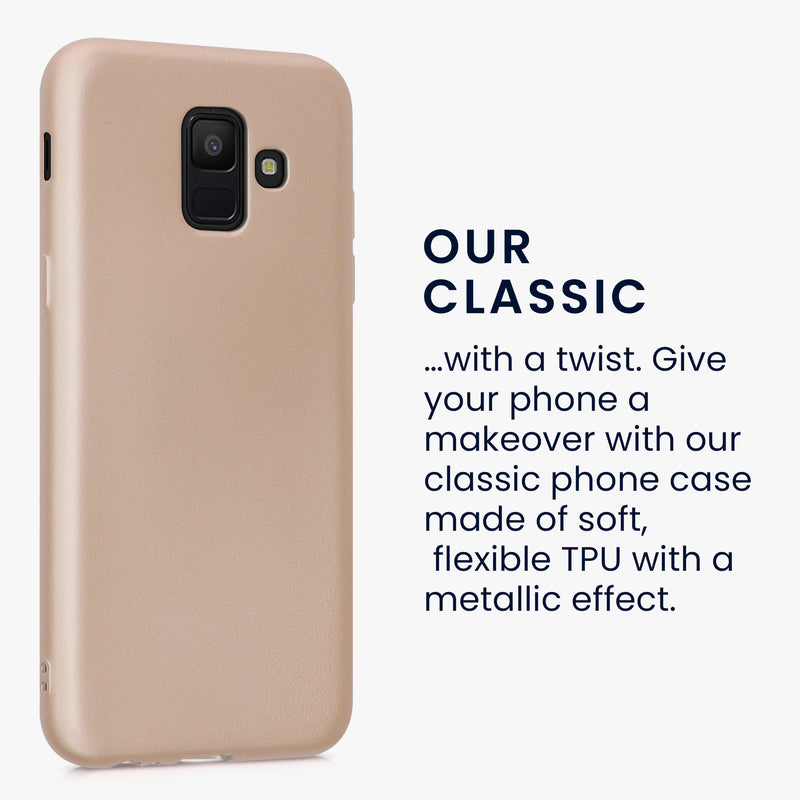 kwmobile Handyhülle für Samsung Galaxy A6 (2018) Hülle - Silikon Case - Schutzhülle Cover