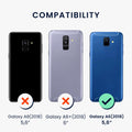 kwmobile Handyhülle für Samsung Galaxy A6 (2018) Hülle - Silikon Case - Schutzhülle Cover