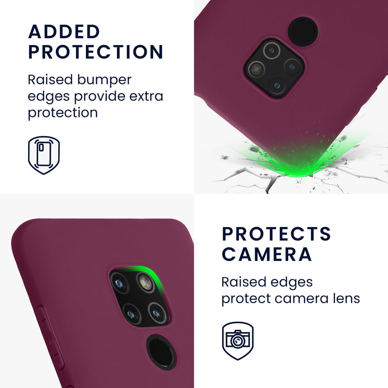 kwmobile Handyhülle für Huawei Mate 20 Schutzhülle Cover Kabelloses Laden