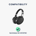 kwmobile Ohr Polster für Sennheiser HD 4.50 BTNC Ohrpolster Ersatz Ohrpolster Kopfhörer Ersatzteile Kopfhörer Ersatzpolster Over Ear Headphones