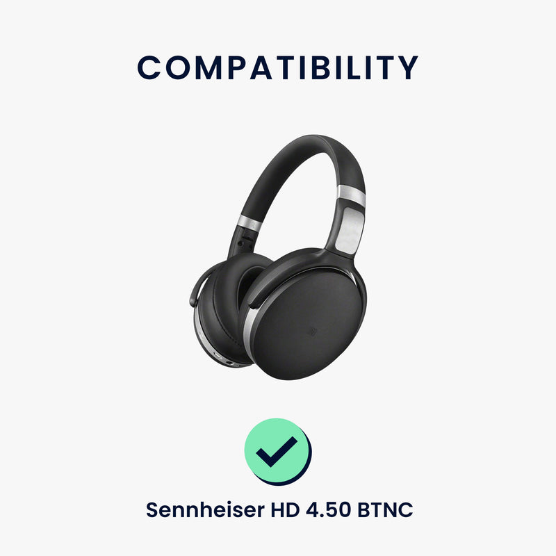kwmobile Ohr Polster für Sennheiser HD 4.50 BTNC Ohrpolster Ersatz Ohrpolster Kopfhörer Ersatzteile Kopfhörer Ersatzpolster Over Ear Headphones