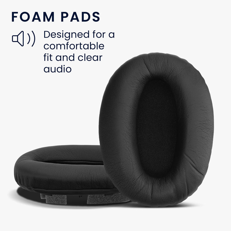 kwmobile Ohr Polster für Sony MDR-1000X / WH-1000XM2 Ohrpolster Ersatz Kopfhörer Ersatzteile Kopfhörer Ersatzpolster Over Ear Headphones