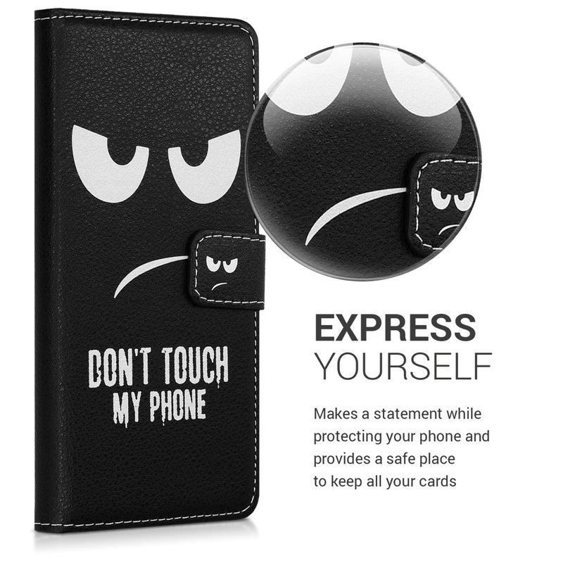 kwmobile Wallet Case kompatibel mit Samsung Galaxy A7 (2018) Hülle - Cover mit Ständer und Kartenfächern