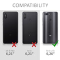 kwmobile Handyhülle für Xiaomi Mi 8 Lite - Kabelloses Laden - Schutzhülle Cover