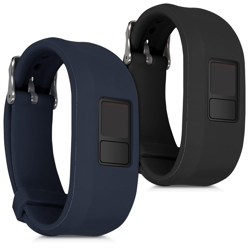 kwmobile Uhrenarmband für Garmin Vivofit 3 Armband Fitnesstracker Band Set Ersatzarmband Smartwatch