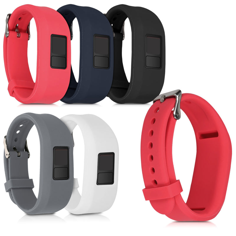 kwmobile Uhrenarmband für Garmin Vivofit 3 Armband Fitnesstracker Band Set Ersatzarmband Smartwatch