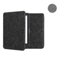 kwmobile Hülle kompatibel mit Tolino Shine 3 - Filz Stoff eReader Schutzhülle Cover Case - Dunkelgrau Dunkelgrau  