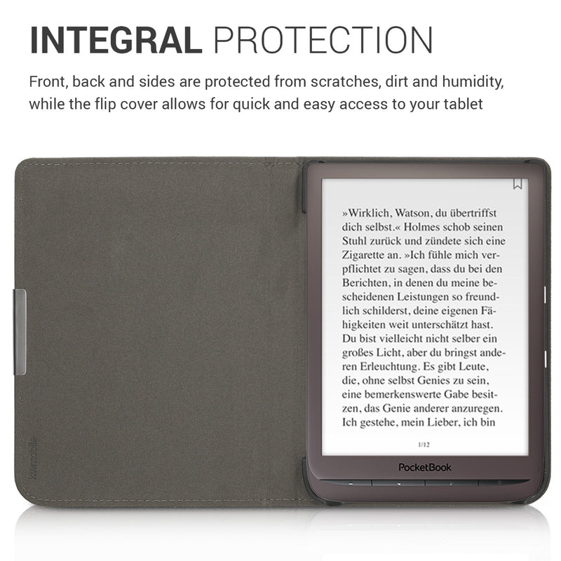 kwmobile Hülle kompatibel mit Pocketbook InkPad 3 / 3 Pro / Color / Vivlio InkPad 3 Schutzhülle Cover Case