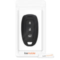 kwmobile Autoschlüssel Hülle kompatibel mit Hyundai 3-Tasten Autoschlüssel Keyless Go