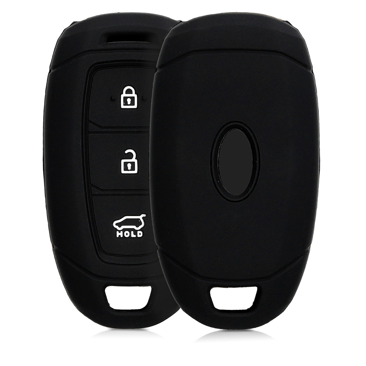 kwmobile Autoschlüssel Hülle kompatibel mit Hyundai 3-Tasten Autoschlüssel Keyless Go