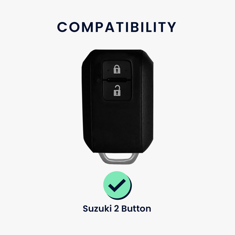 kwmobile Autoschlüssel Hülle kompatibel mit Suzuki 2-Tasten Autoschlüssel Keyless Go