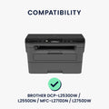kwmobile Cover kompatibel mit Brother DCP-L2530DW / L2550DN / MFC-L2710DN / L2750DW - Tasche Hülle Drucker - Staubschutzhülle Schutzhaube Schutzhülle