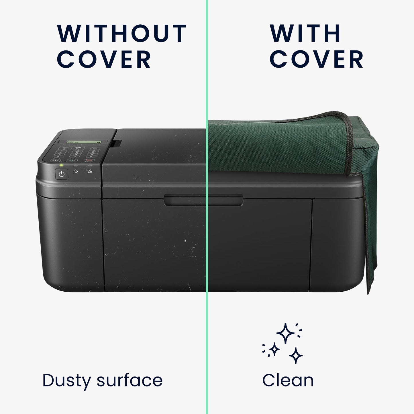 kwmobile Cover kompatibel mit Canon Pixma MX495 / TR4550 / 4551 / 4755i - Tasche Hülle Drucker - Staubschutzhülle Schutzhaube Schutzhülle