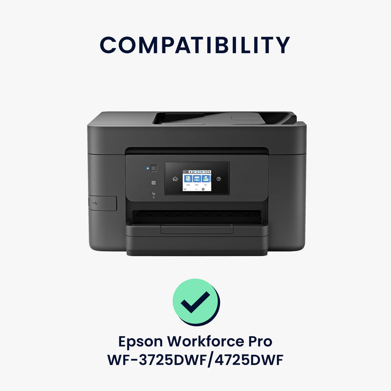 kwmobile Cover kompatibel mit Epson WorkForce Pro WF-3725DWF / 4725DWF - Tasche Hülle Drucker - Staubschutzhülle Schutzhaube Schutzhülle