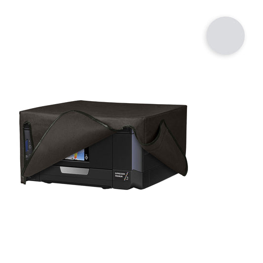 kwmobile Cover kompatibel mit Epson Expression Premium XP-830 - Tasche Hülle Drucker - Staubschutzhülle Schutzhaube Schutzhülle - Hellgrau Hellgrau  