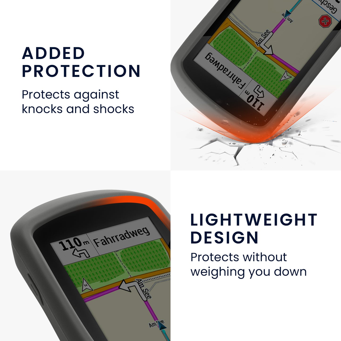 kwmobile Hülle kompatibel mit Garmin Edge Explore Case Schutzhülle