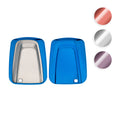 kwmobile Autoschlüssel Hülle kompatibel mit BMW 4-Tasten SmartKey Autoschlüssel - TPU Schutzhülle Schlüsselhülle Cover in Hochglanz Blau Hochglanz Blau  