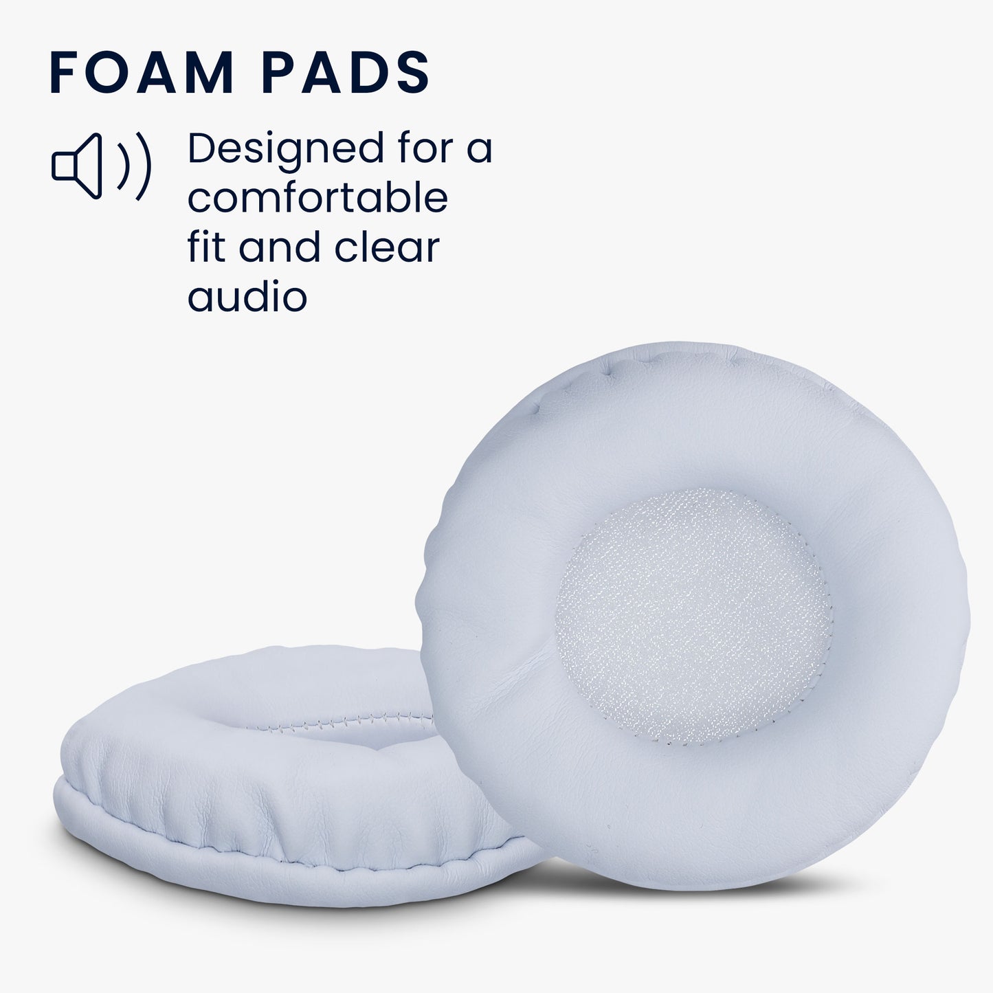 kwmobile Ohr Polster für Logitech H390 / H600 Ohrpolster Ersatz Ohrpolster Kopfhörer Ersatzteile Kopfhörer Ersatzpolster Over Ear Headphones