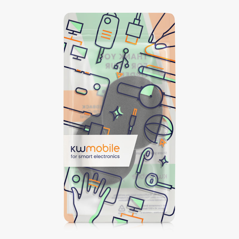 kwmobile Ohr Polster für Logitech H800 Ohrpolster Ersatz Ohrpolster Kopfhörer Ersatzteile Kopfhörer Ersatzpolster Over Ear Headphones