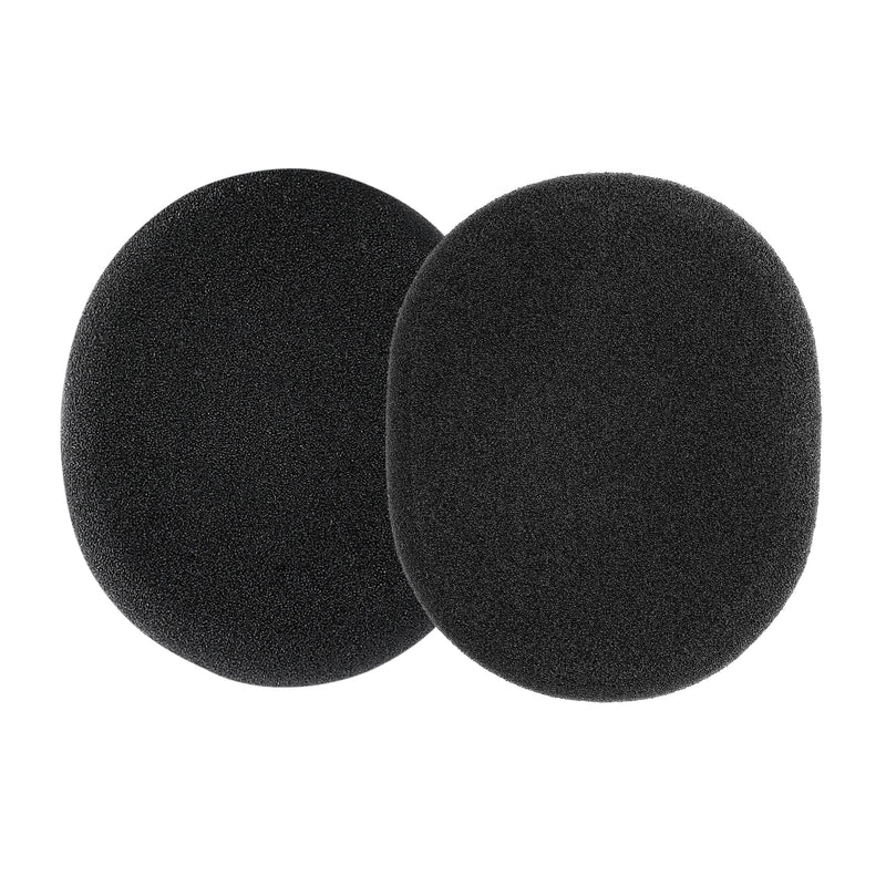 kwmobile 2x Samt Ohr Polster für Logitech H800 Ohrpolster - Ersatz Ohrpolster - Kopfhörer Ersatzteile - Kopfhörer Ersatzpolster für Over Ear Headphones Schwarz  