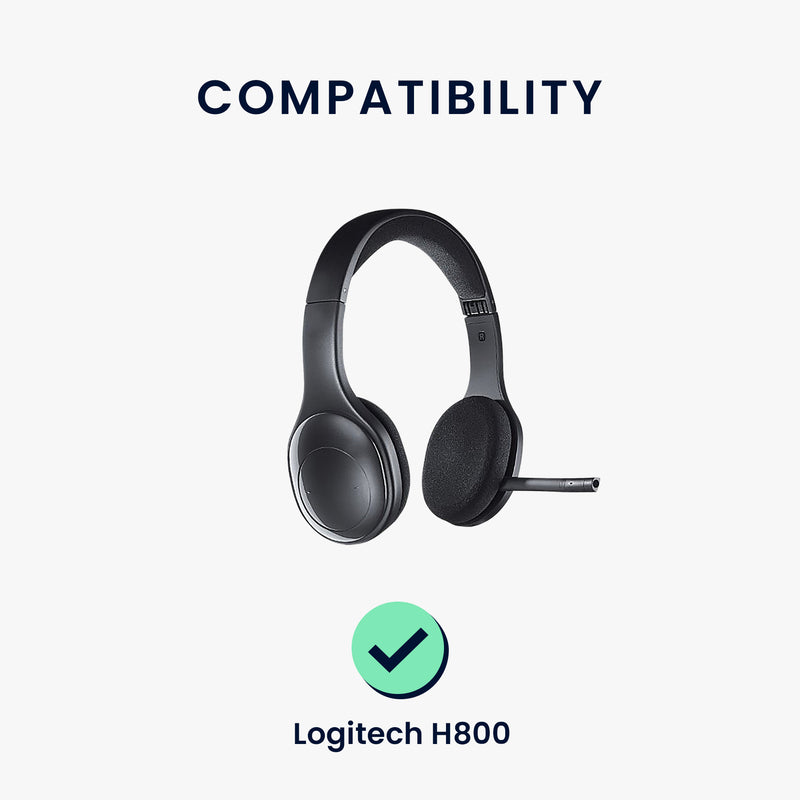 kwmobile Ohr Polster für Logitech H800 Ohrpolster Ersatz Ohrpolster Kopfhörer Ersatzteile Kopfhörer Ersatzpolster Over Ear Headphones