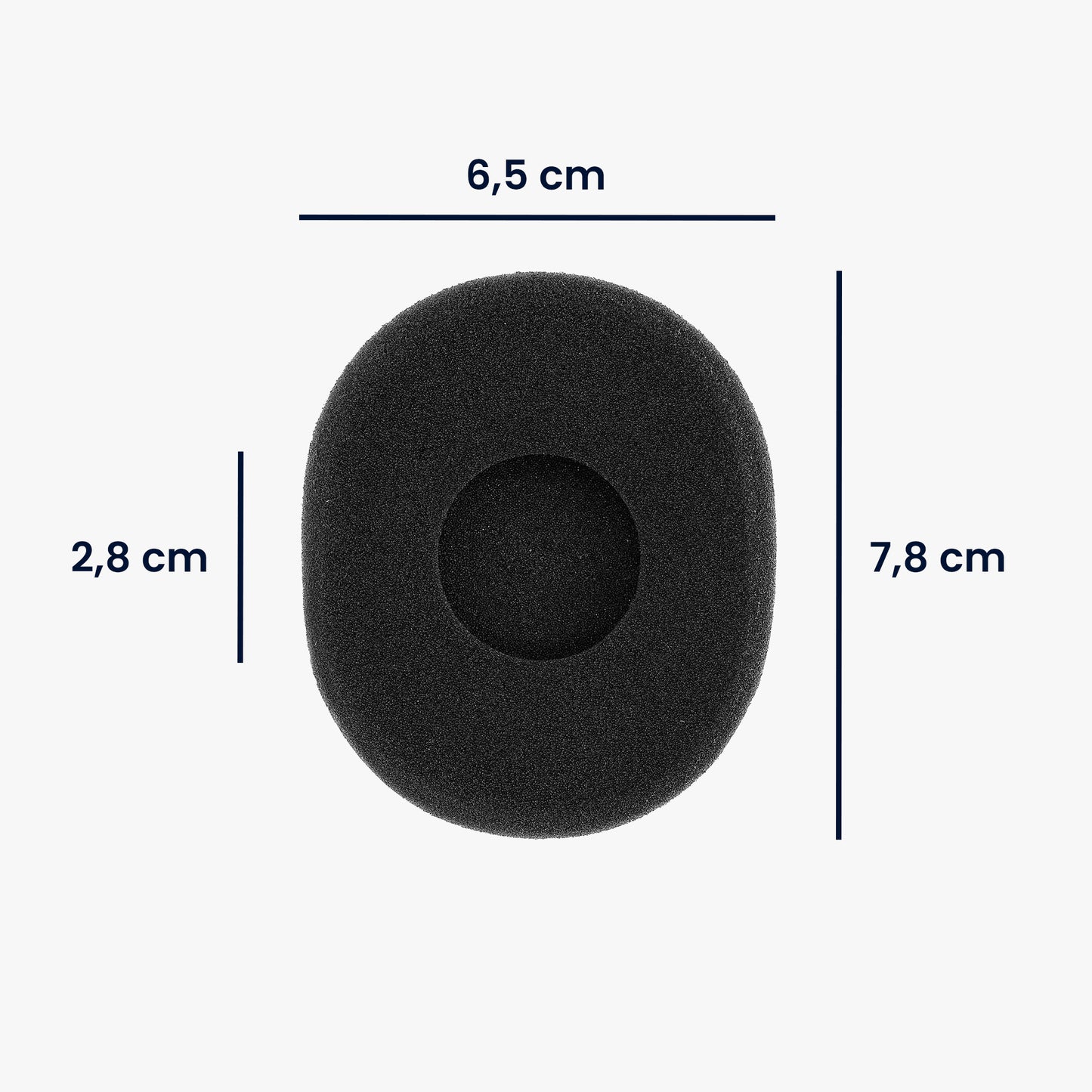 kwmobile Ohr Polster für Logitech H800 Ohrpolster Ersatz Ohrpolster Kopfhörer Ersatzteile Kopfhörer Ersatzpolster Over Ear Headphones