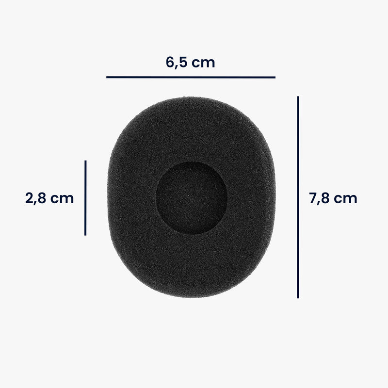 kwmobile Ohr Polster für Logitech H800 Ohrpolster Ersatz Ohrpolster Kopfhörer Ersatzteile Kopfhörer Ersatzpolster Over Ear Headphones