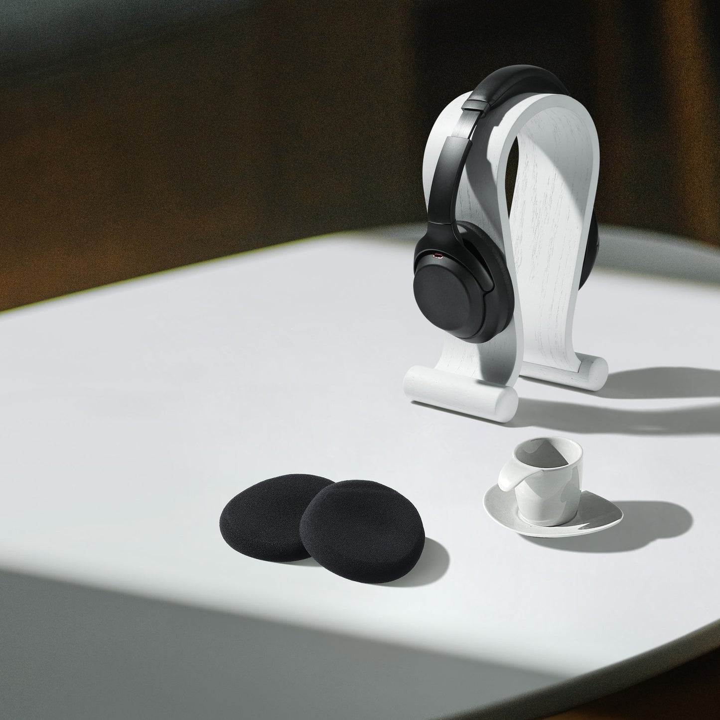 kwmobile Ohr Polster für Logitech H800 Ohrpolster Ersatz Ohrpolster Kopfhörer Ersatzteile Kopfhörer Ersatzpolster Over Ear Headphones