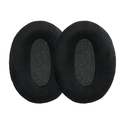kwmobile 2x Velours Ohr Polster für Sennheiser HD600 / HD650 / HD545 / HD580 Ohrpolster - Ersatz Ohrpolster - Kopfhörer Ersatzteile - Kopfhörer Ersatzpolster für Over Ear Headphones Schwarz  