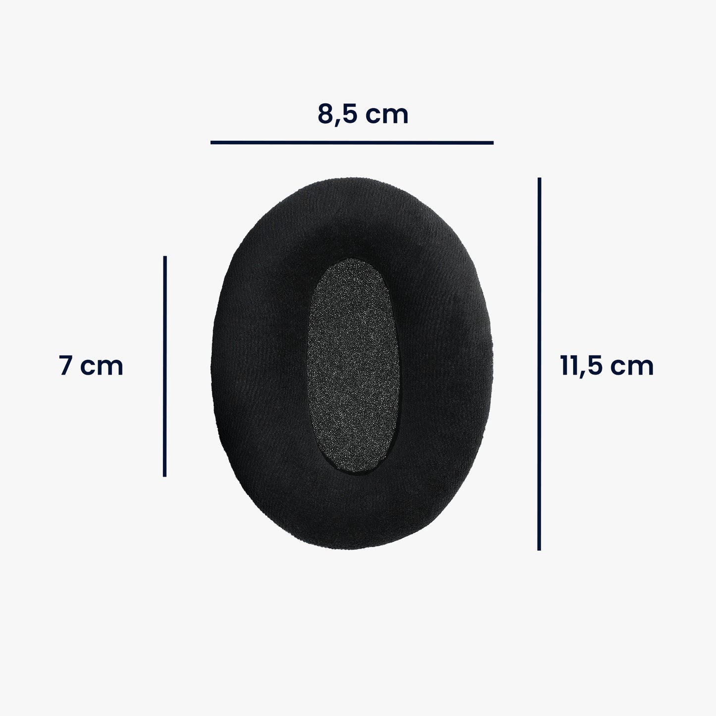 kwmobile Ohr Polster für Sennheiser HD600 / HD650 / HD545 / HD580 Ohrpolster Ersatz Kopfhörer Ersatzteile Over Ear Headphones