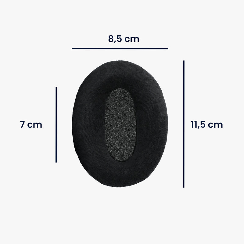 kwmobile Ohr Polster für Sennheiser HD600 / HD650 / HD545 / HD580 Ohrpolster Ersatz Kopfhörer Ersatzteile Over Ear Headphones