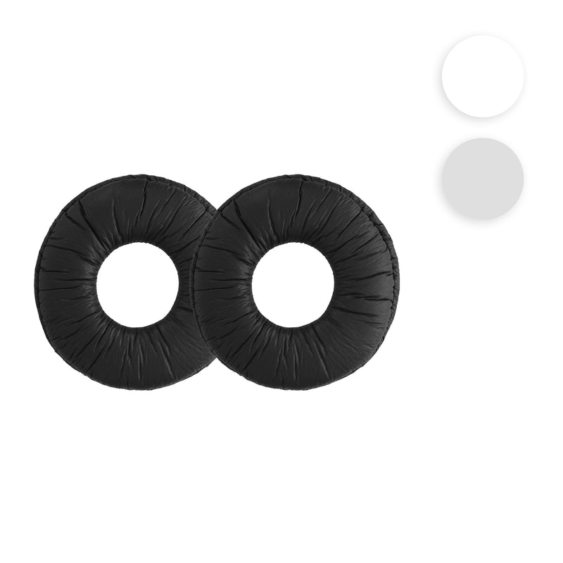 kwmobile 2x Ohr Polster für Sony MDR-ZX110 / MDR-ZX310 Ohrpolster - Ersatz Ohrpolster - Kopfhörer Ersatzteile - Kopfhörer Ersatzpolster für Over Ear Headphones Weiß  