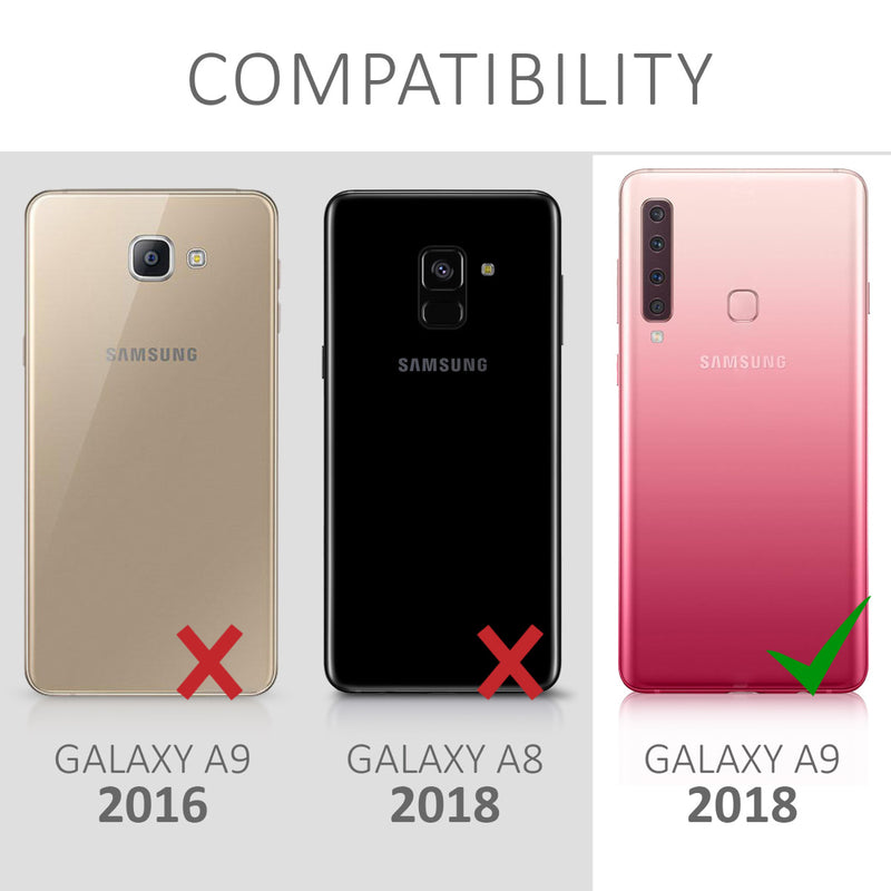 kwmobile Case kompatibel mit Samsung Galaxy A9 (2018) - Hülle Handy - Handyhülle Transparent
