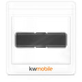 kwmobile Smartphone Fingerhalter mit Ständer - Selbstklebende Handy Fingerhalterung kompatibel mit iPhone Samsung Sony Handys