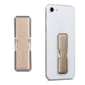 kwmobile Smartphone Fingerhalter mit Ständer - Selbstklebende Handy Fingerhalterung kompatibel mit iPhone Samsung Sony Handys