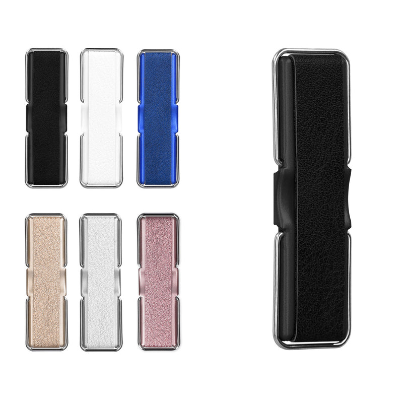 kwmobile Smartphone Fingerhalter mit Ständer - Selbstklebende Handy Fingerhalterung kompatibel mit iPhone Samsung Sony Handys